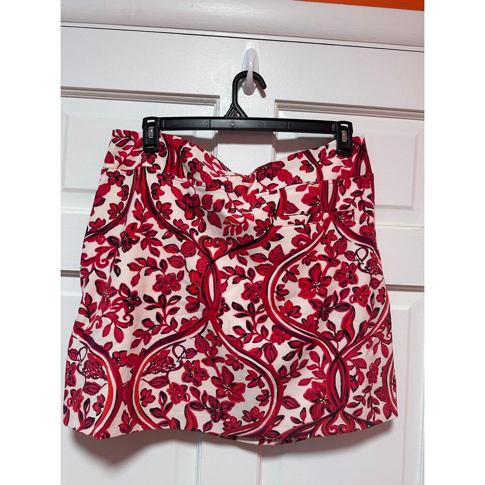 Lilly Pulitzer UPF Luxletic 17" Monica Skort Coconut Slice Of Paradise Golf 16 - Picture 8 of 9